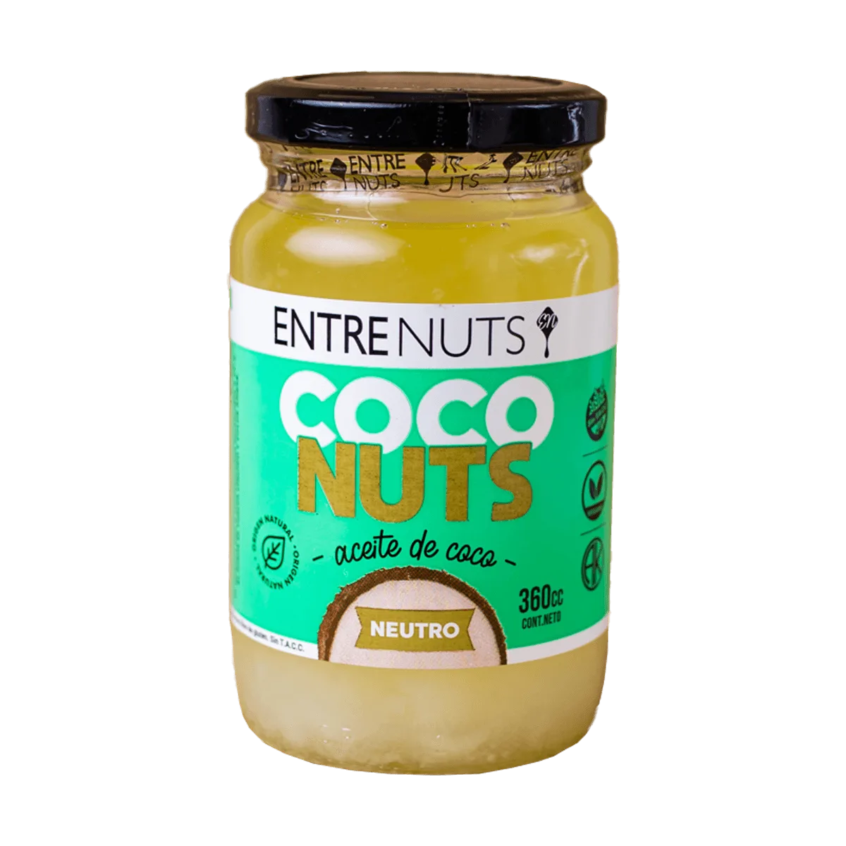 Aceite Coco neutro Entrenuts 360ml